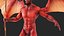 Teufelsfigur mit Trident Neutral Pose Fell