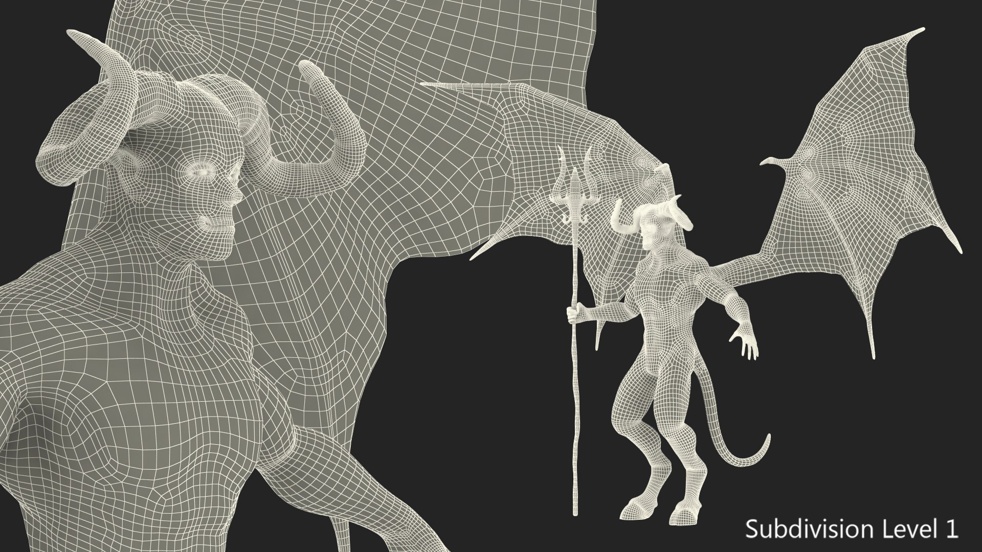 Devil Character with Trident Neutral Pose Fur model https://p.turbosquid.com/ts-thumb/Pc/X0ZLuB/wN/devilcharacterwithtridentneutralposefurc4dmodel026/jpg/1658868084/1920x1080/fit_q87/cbf1c9c27b2d7b5b6b137c455d7e9c39184e8d2b/devilcharacterwithtridentneutralposefurc4dmodel026.jpg