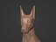 Low Poly Dog  Figurine- Doberman