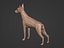 Low Poly Dog  Figurine- Doberman