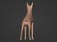 Low Poly Dog  Figurine- Doberman