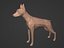 Low Poly Dog  Figurine- Doberman