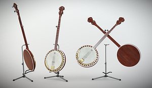 Banjo with Stand