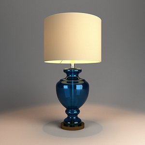 table lamp lights v-ray 3D model