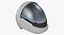 3D futuristic astronaut space helmet