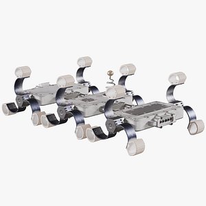 Scout Crawler Moon Rover Vehicle