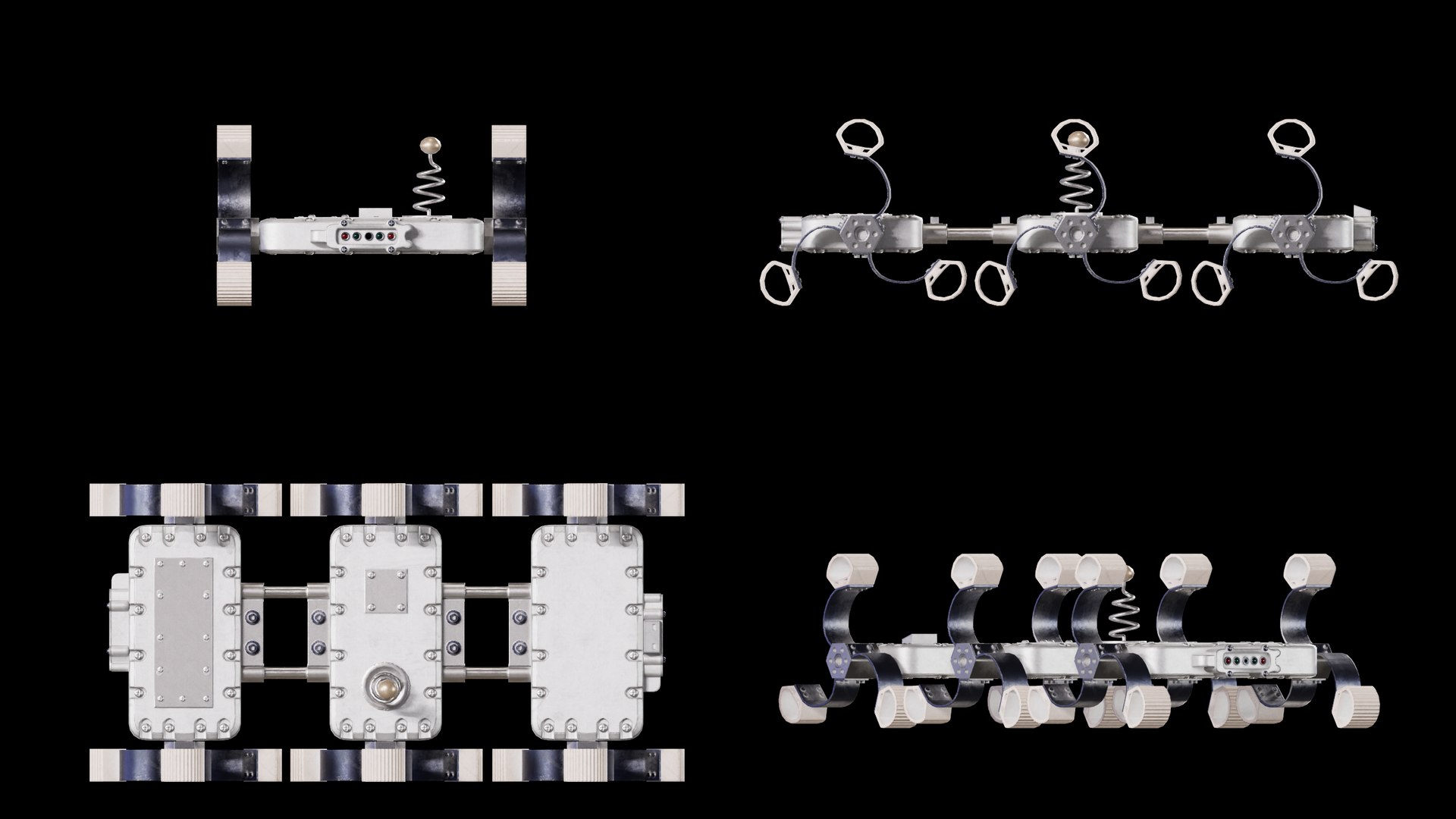 Scout Crawler Moon Rover Vehicle 3D - TurboSquid 2059954