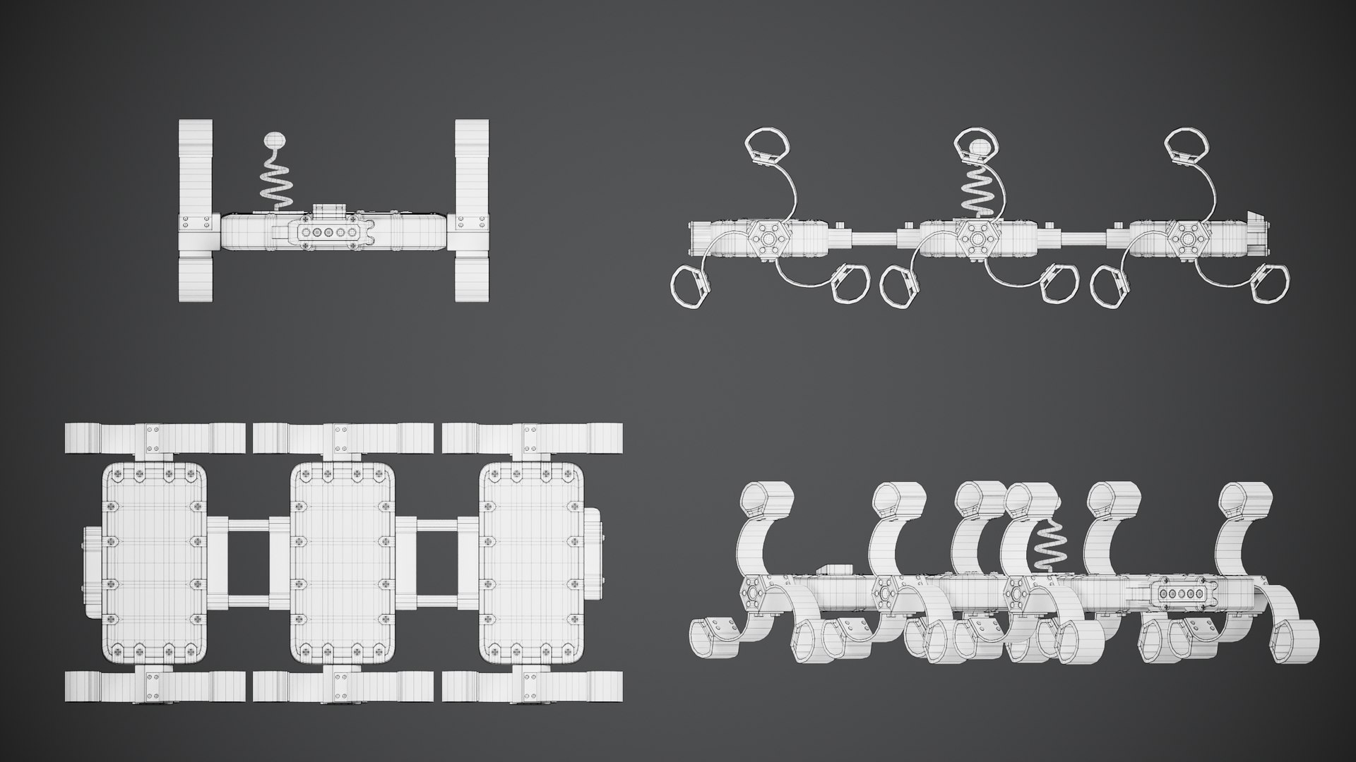 Scout Crawler Moon Rover Vehicle 3D - TurboSquid 2059954