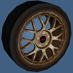 wheel subaru impreza wrx sti 3d model