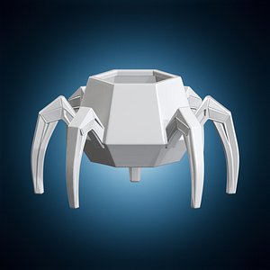 Spider Planter Pot 3D Print Model 3D model
