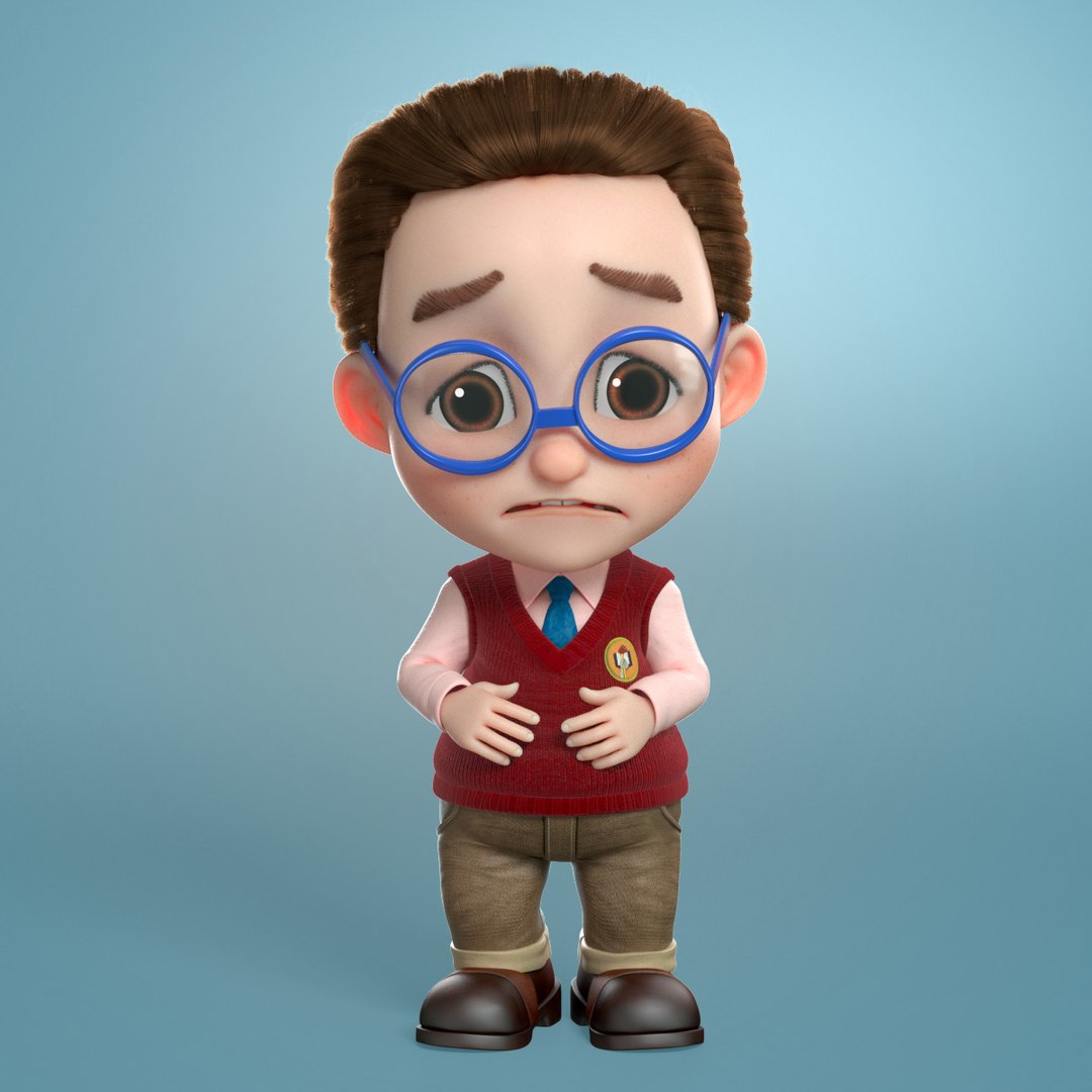 Boy Expressions 3D Model - TurboSquid 1417784