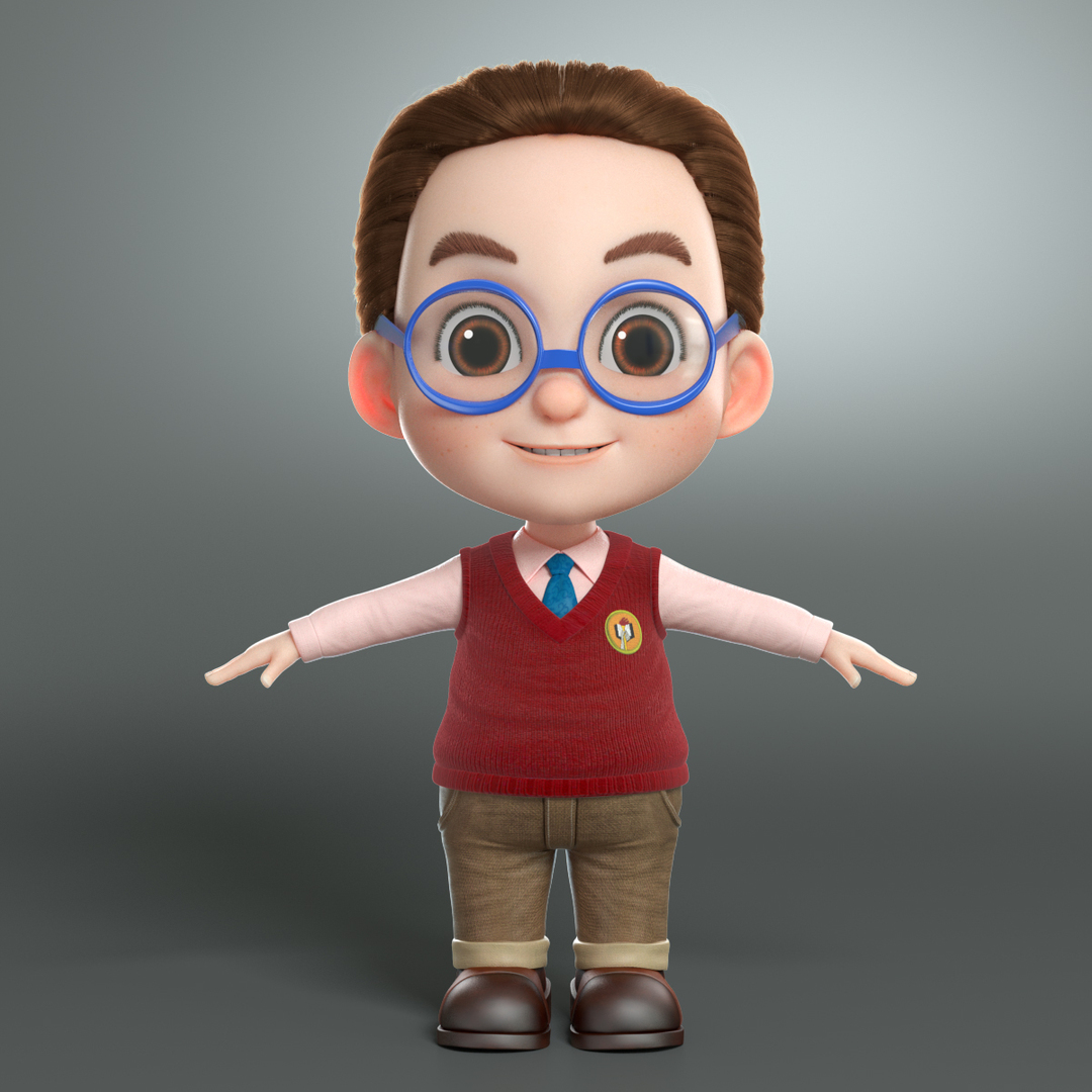 Boy Expressions 3D Model - TurboSquid 1417784