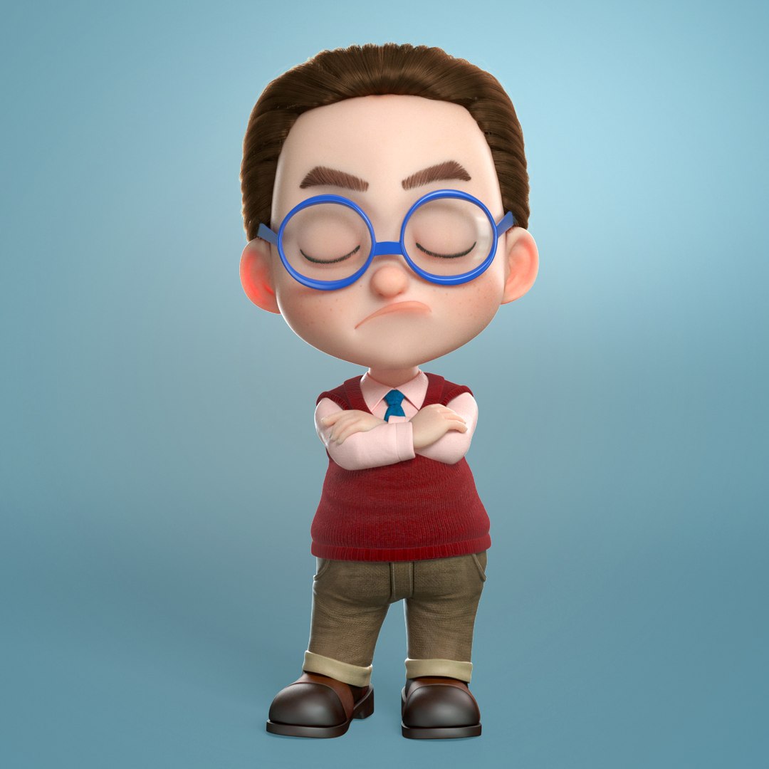 Boy Expressions 3D Model - TurboSquid 1417784