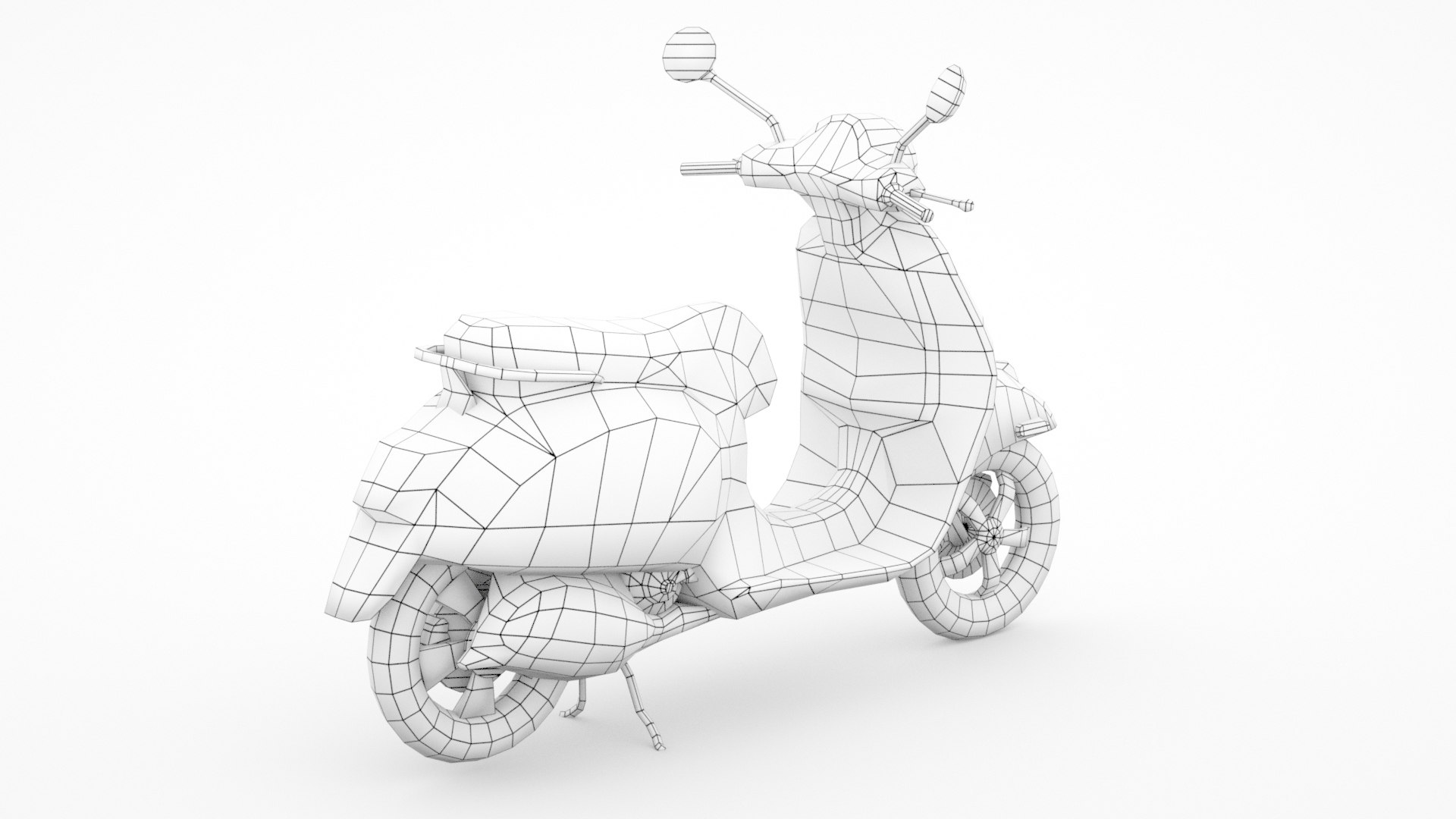 2022 Vespa GTS 300 HPE Super Sport 3D Model - TurboSquid 2278795