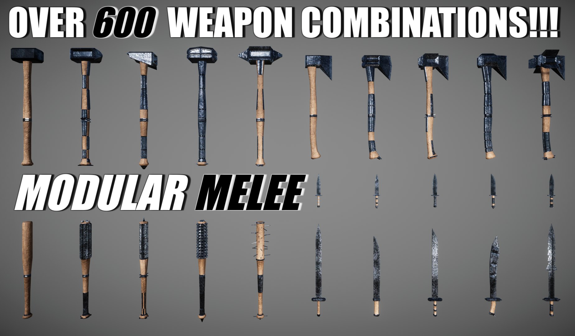 games weapon modular 3D https://p.turbosquid.com/ts-thumb/Pc/tvGwyj/vucyOY3O/modularmeleecover/png/1585879760/1920x1080/fit_q87/d8d4e07abafc5f79010b06975811d8d07c59cb32/modularmeleecover.jpg