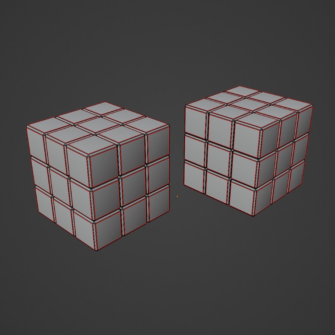 3D Rubics Cube Model - TurboSquid 2347425