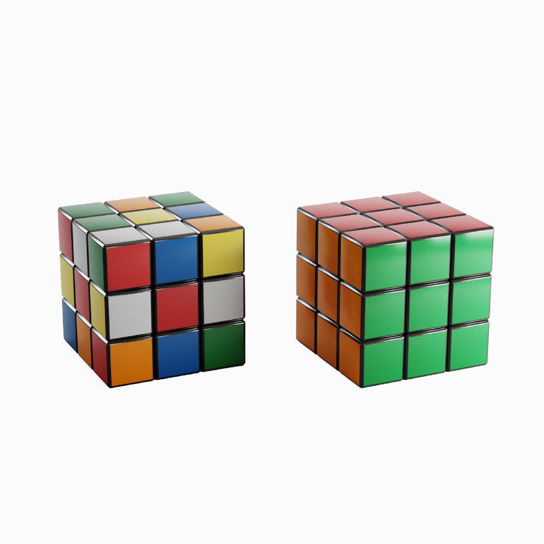 3D Rubics Cube Model - TurboSquid 2347425