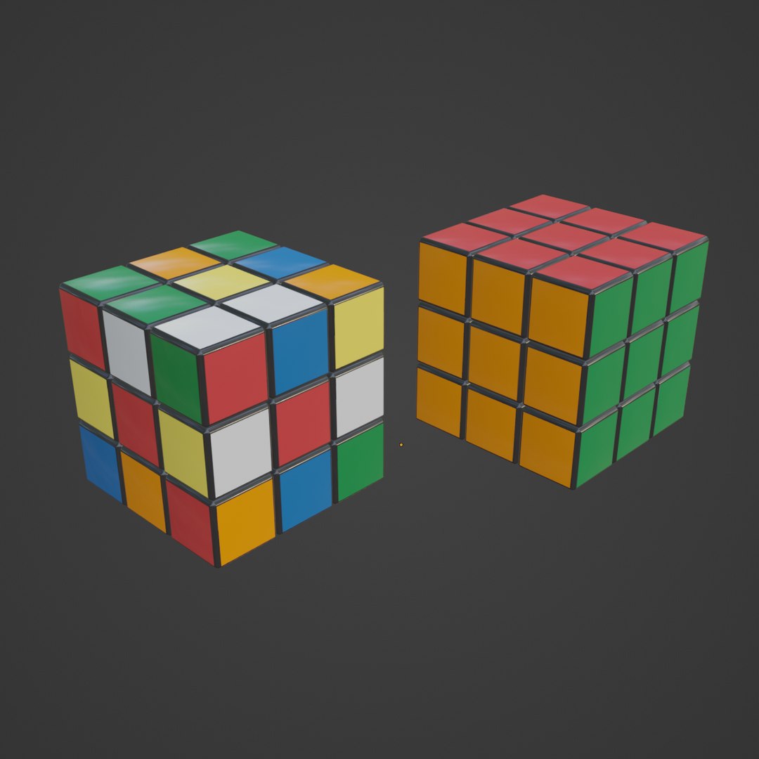 3D Rubics Cube Model - TurboSquid 2347425