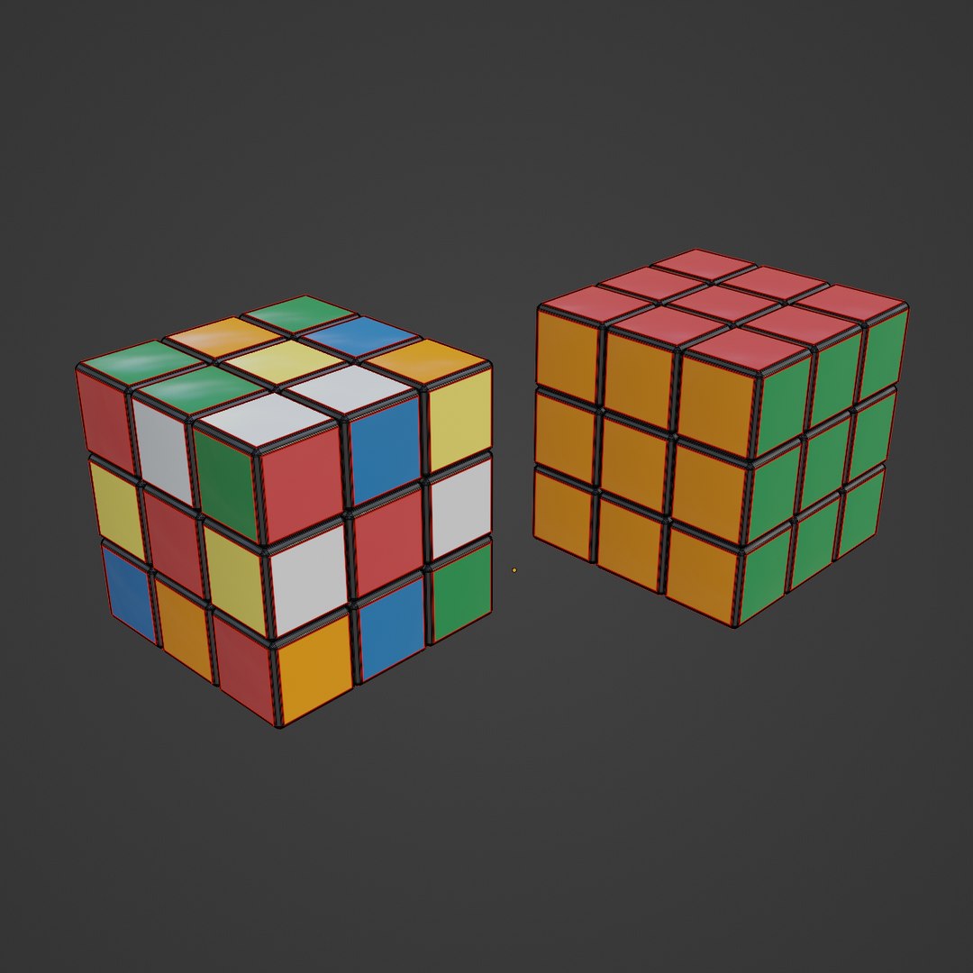 3D Rubics Cube Model - TurboSquid 2347425