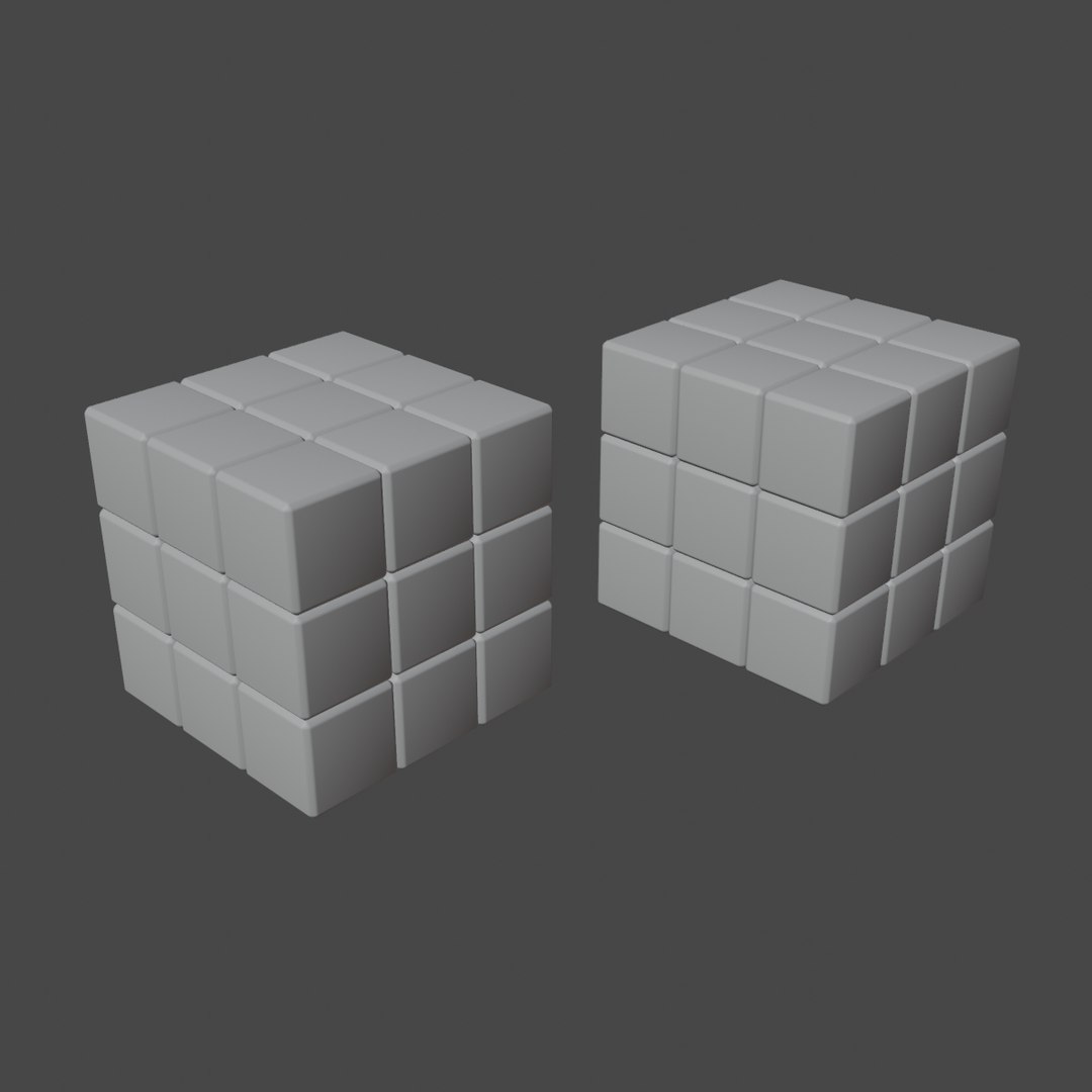 3D Rubics Cube Model - TurboSquid 2347425