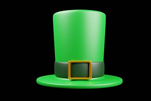 3D Saint Patrick hat model
