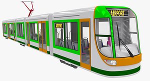 3d model of tram