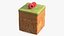 Collezione di croissant a cubo
