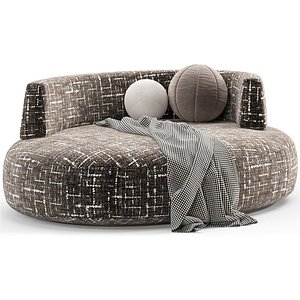 3D model Armchair Bezier by Minotti