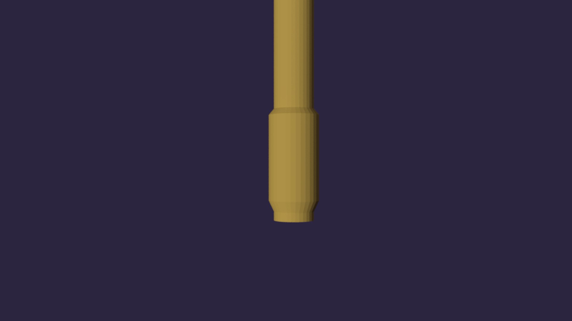 sinterklaas staff 3d obj