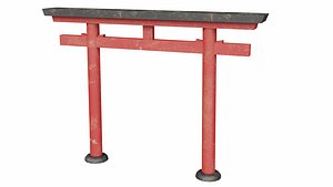 Hachiman torii  gate 3D model