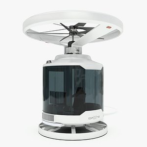 sci-fi self drone concept 3D model