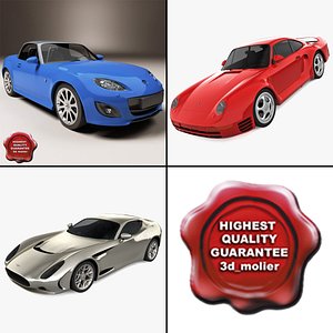 sport cars 4 3d c4d