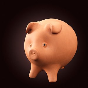 piggy bank pbr model