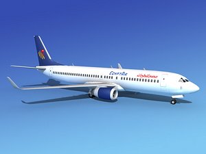boeing 737-800 737 3d 3ds