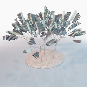 Conceptual shrub S1Av3 3D model