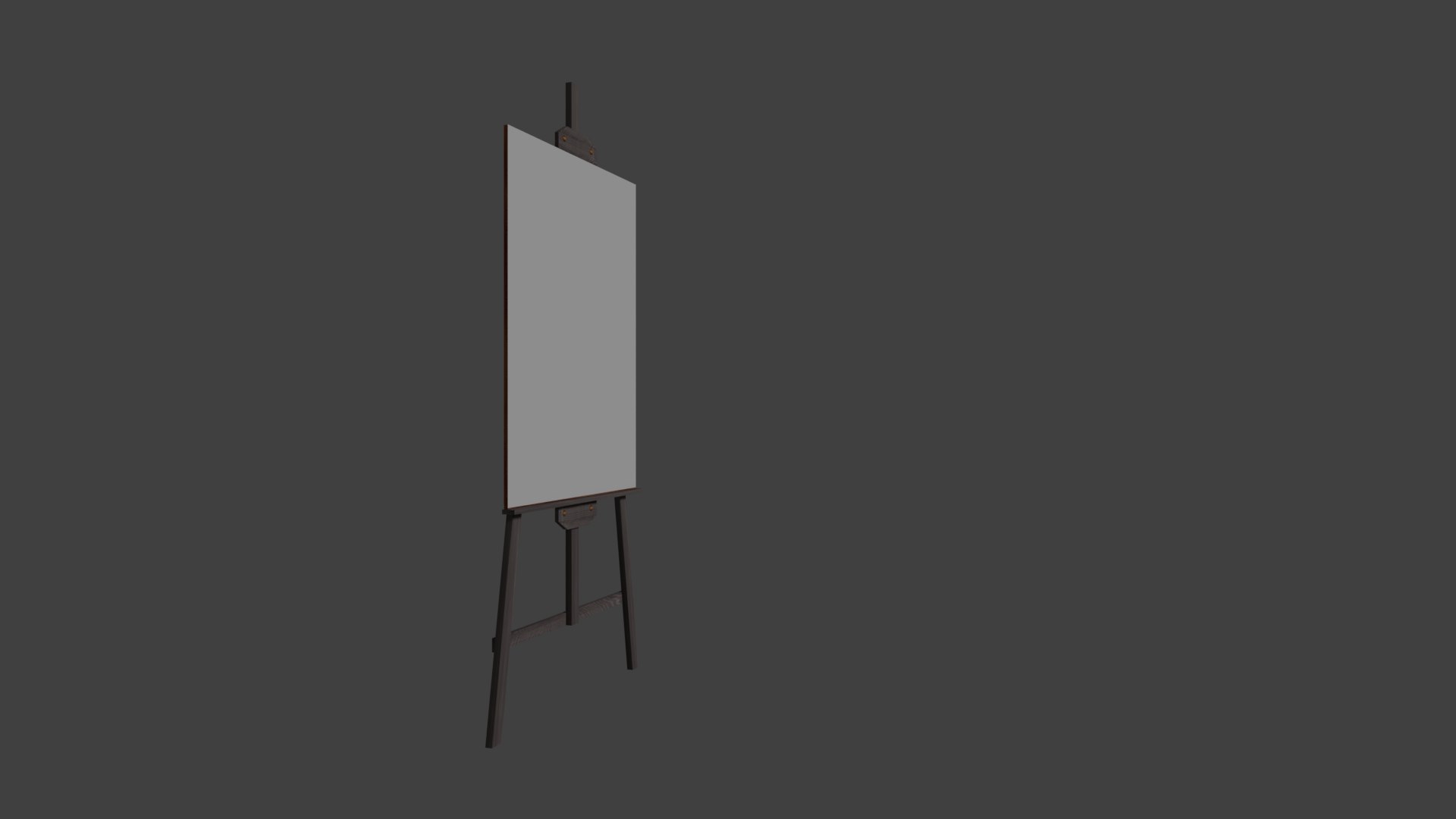 Painting board stand 3D model TurboSquid 1376867