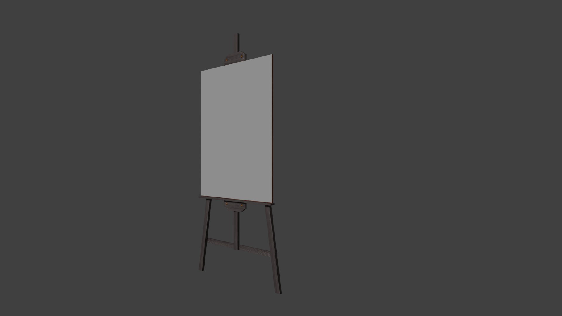 Painting board stand 3D model TurboSquid 1376867