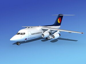 3d model of turbines bae 146