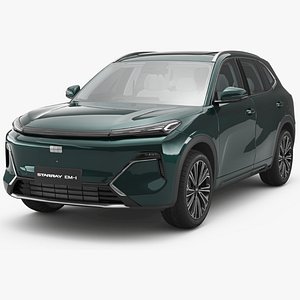 3D 2025 Geely Starray EM-i with Interior model