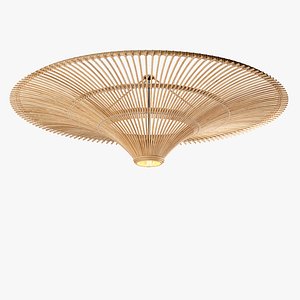 Huge Rattan Lamp 3D model