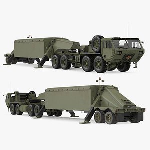 tractor m983 thaad tpy2 3D model