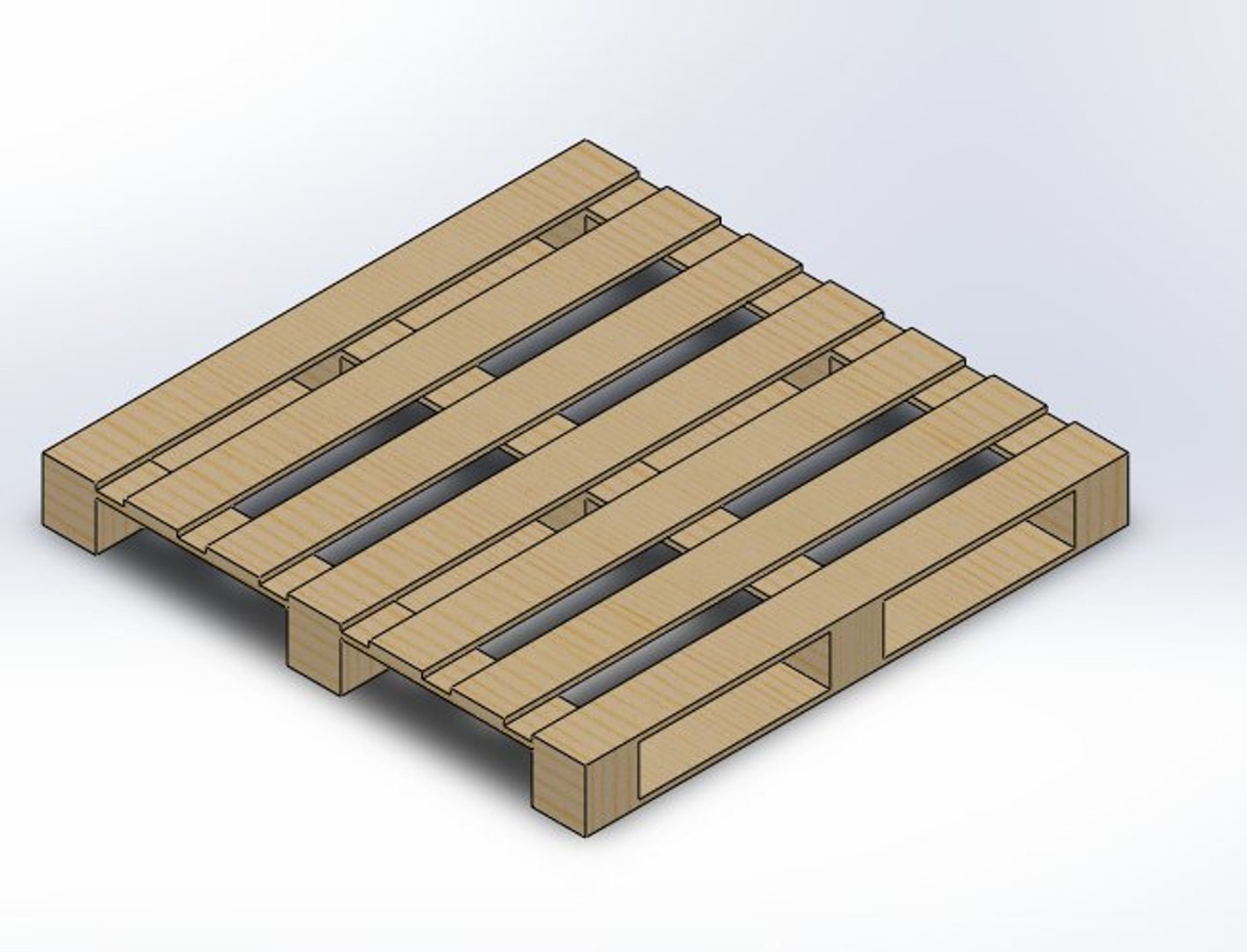 Pallet 3d Model