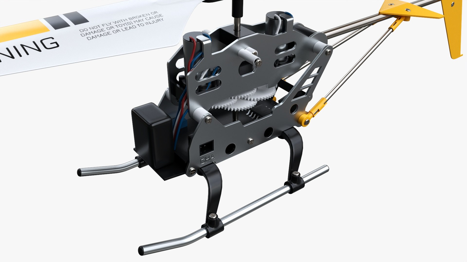 Remote-controlled Mini Helicopter 3D Model - TurboSquid 1733464