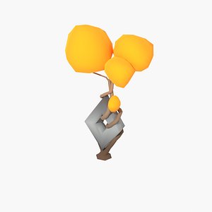 Stylized tree asset Collection model