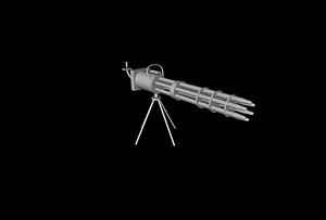 minigun bullet 3d c4d