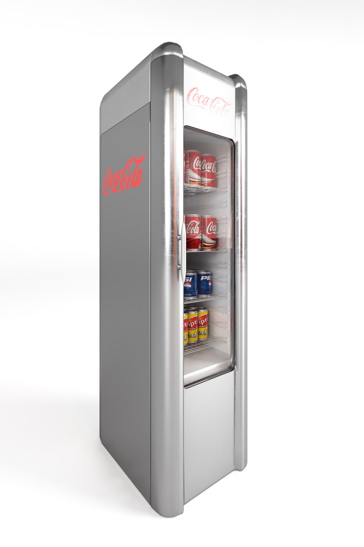 CocaCola Refrigerator 3D TurboSquid 2080622