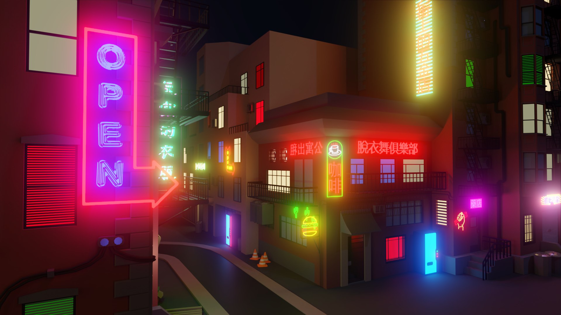 3D Cyberpunk neon buildings https://p.turbosquid.com/ts-thumb/Pd/f01DkZ/Yv/img6/png/1625770868/1920x1080/fit_q87/0cc9e3aa74a8aedf9466c2b5c9aa396cf360875c/img6.jpg