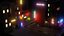 Edifici al neon cyberpunk