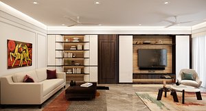 Living Room 3D model