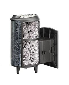 Sauna Stove Atmosphere L grid lamellas pyroxenite